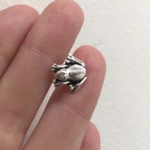 Taxco Sterling Silver Frog Stud Earrings 925Mexico